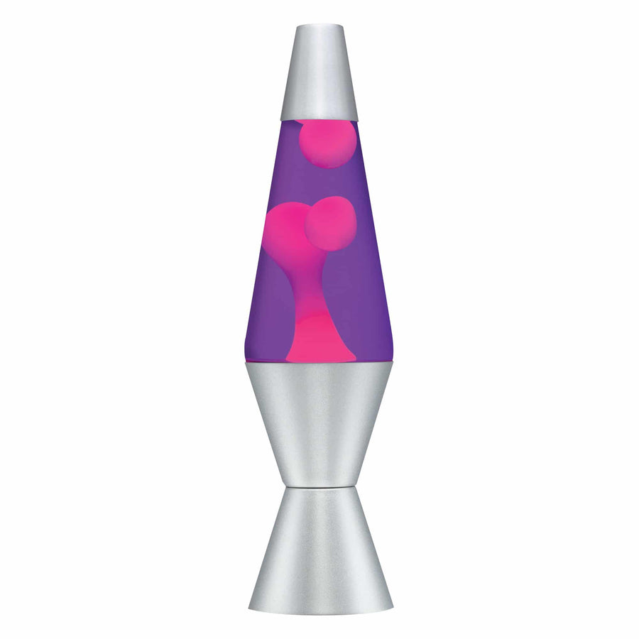 14.5” LAMP – PINK/PURPLE/SILVER R0